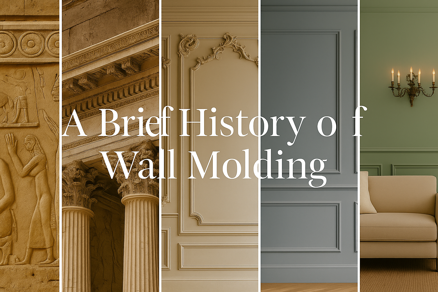 The History of Wall Molding: From Palaces to Modern Homes