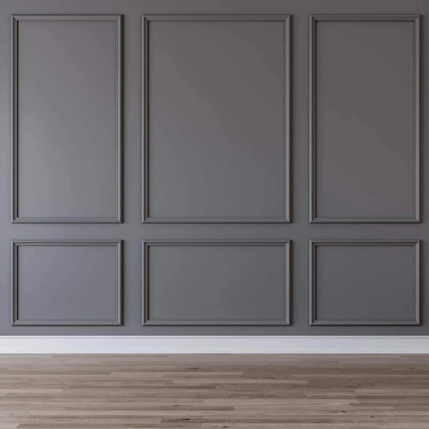 Wall Molding Package ready to Assemble, Pre-cut factory primed, Picture Frame Wall Molding