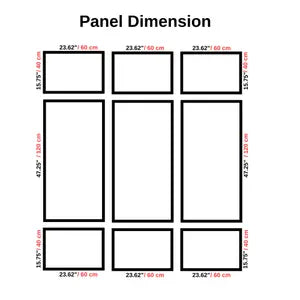 Ready-to-Install Wall Frames, Paintable Wall Panel Frames, Wainscoting Kit