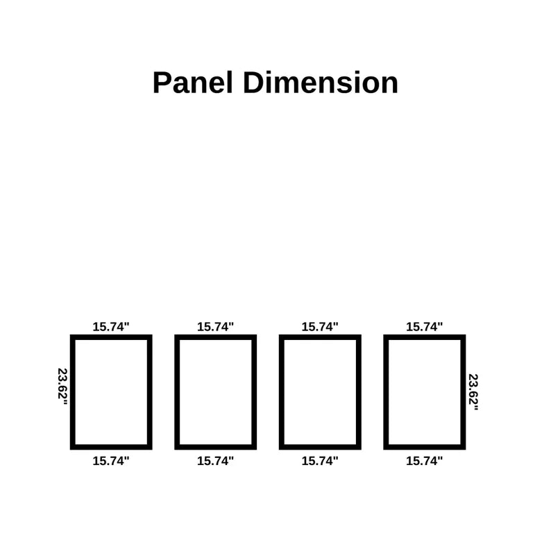 Paintable Paneling Kit - Ready Made Wall Molding Kit - Accent Wall Molding