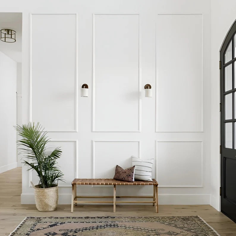 Self-Adhering Ready to assemble Wall molding package, Pre-cut factory primed
