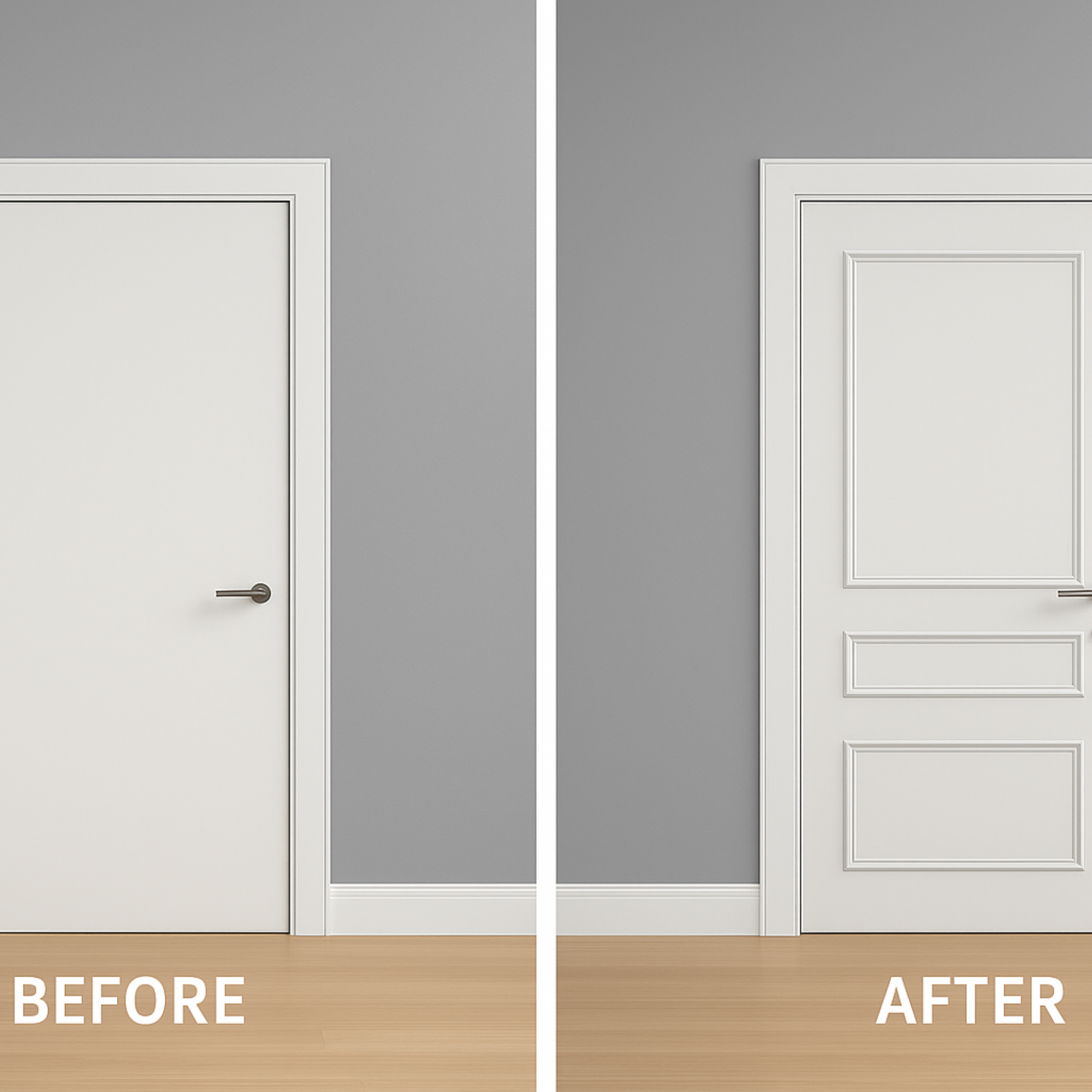 Door Molding Kit, Door Molding Installation, Ready to Install Package