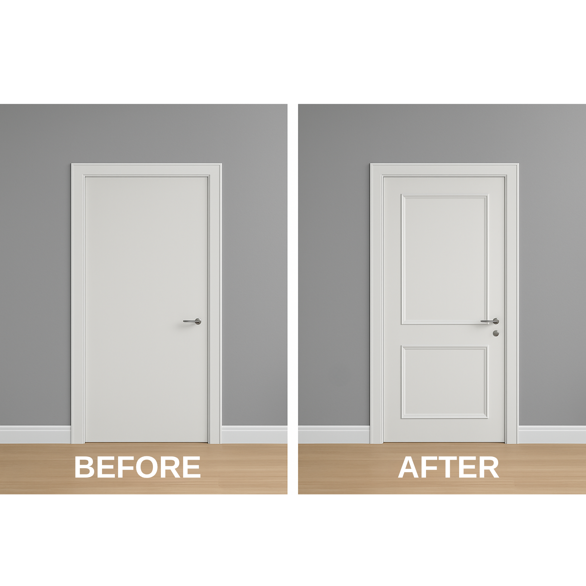 Door Moulding Kit - Door Molding Assembly -  Three Piece Door Molding Kit