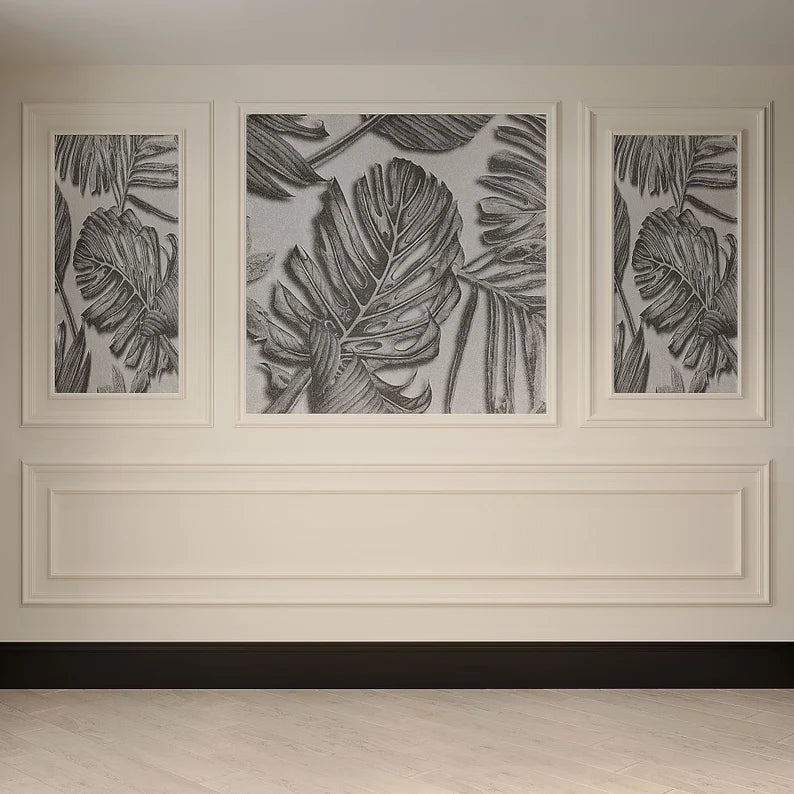 Wall Moulding Kit, Accent Wall, Custom made wall molding project ready to assemble