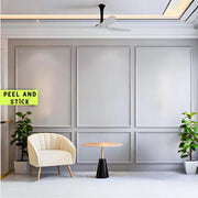 Self-Adhesive Ready to Assemble Wall Molding Pack, Pre-Cut Factory Primed
