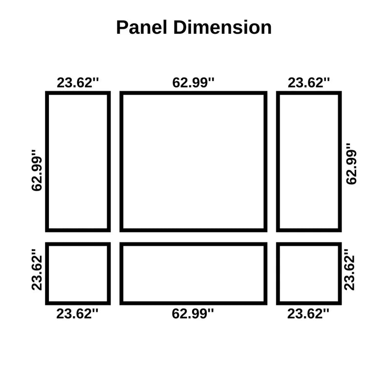 Wall Molding Package Ready To Assemble, Pre-Cut Factory Primed, Wall Paneling Kit