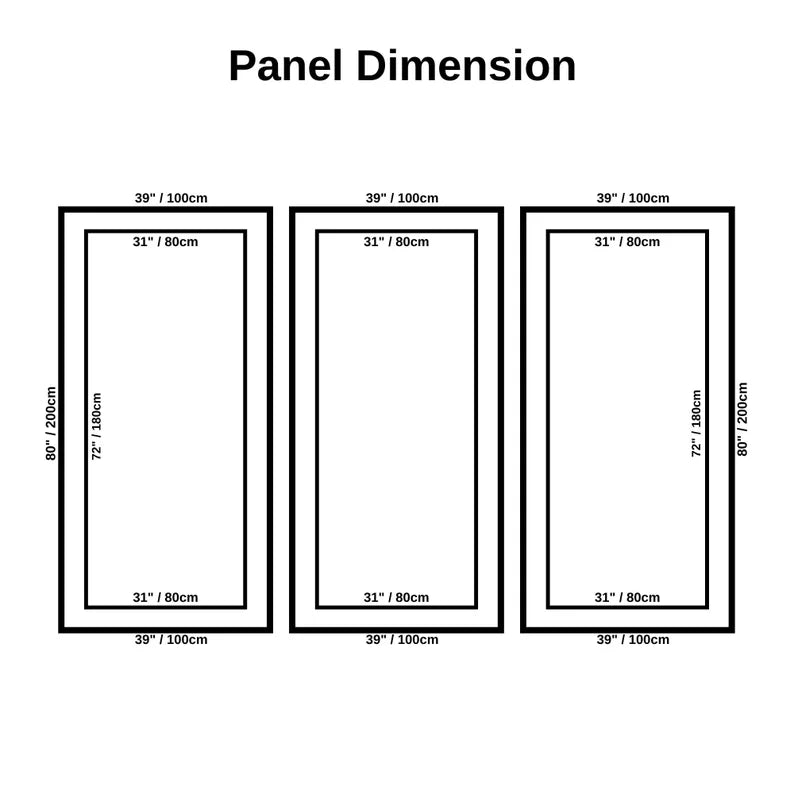 Wainscoting Cladding Kit - Factory Primed Wall Moulding Pack Double Panel Design