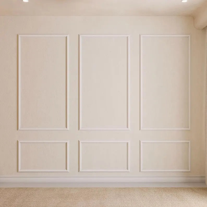 Wall Molding Package Ready To Assemble, Pre-Cut Factory Primed