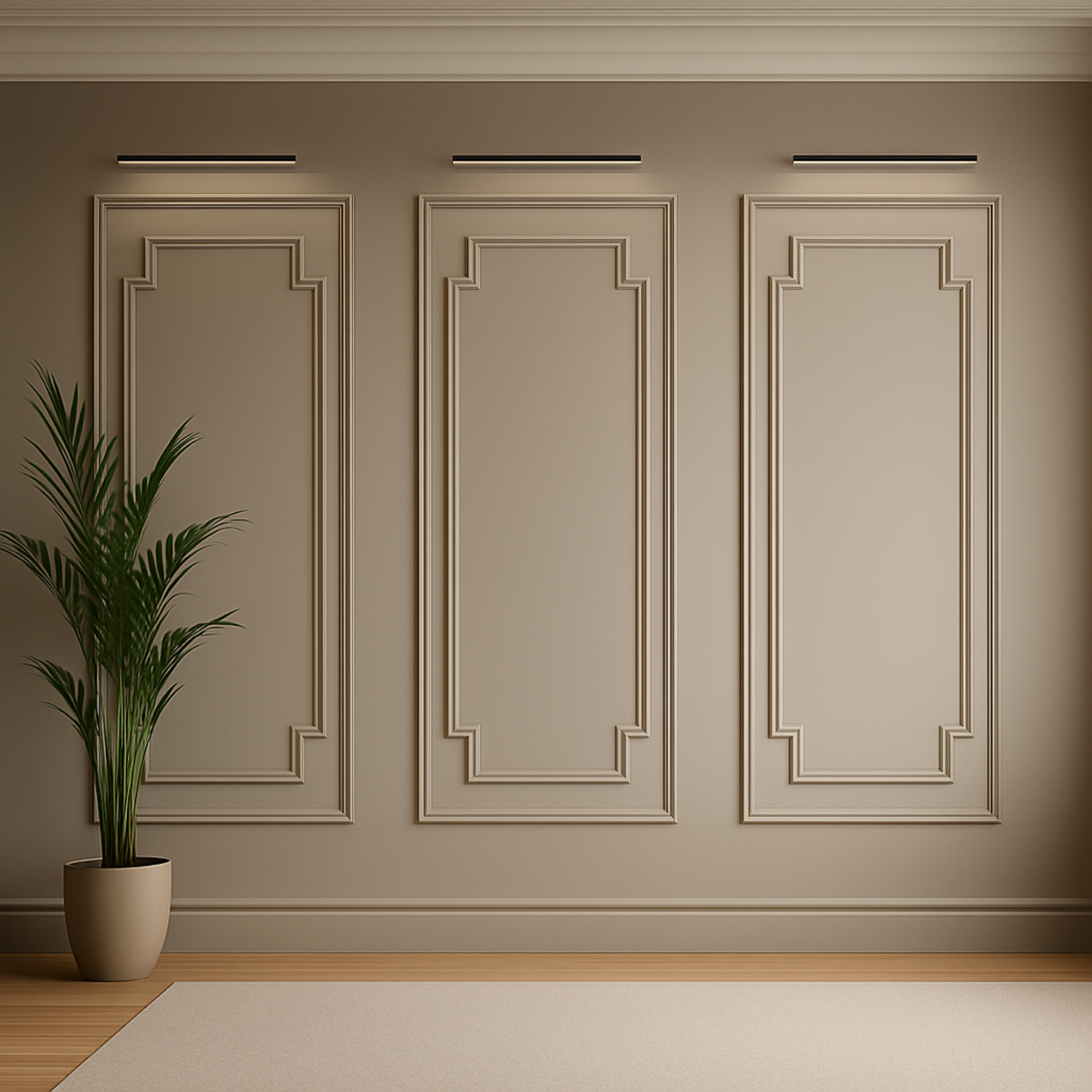 Wall Molding Kit - Pre-cut Wall Paneling Kit - Wall Molding Package