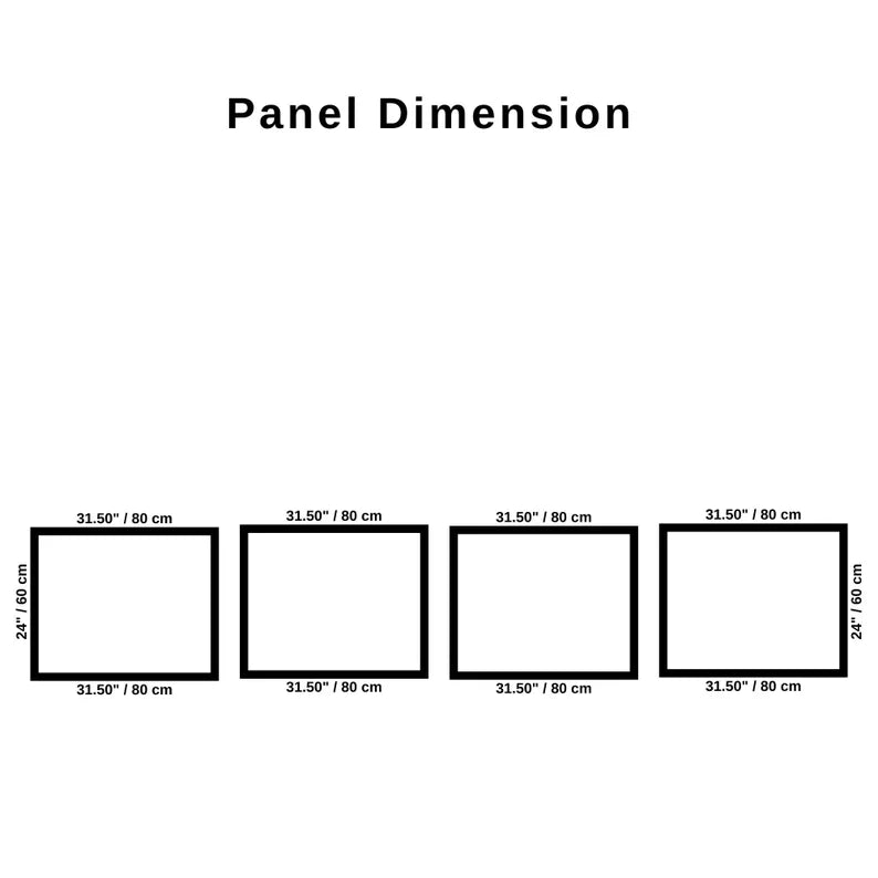 Paintable Paneling Kit - Ready Made Wall Molding Kit - Accent Wall Molding