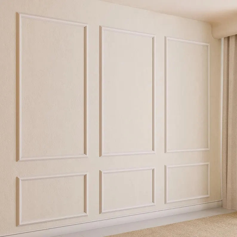 Wall Molding Package Ready To Assemble, Pre-Cut Factory Primed