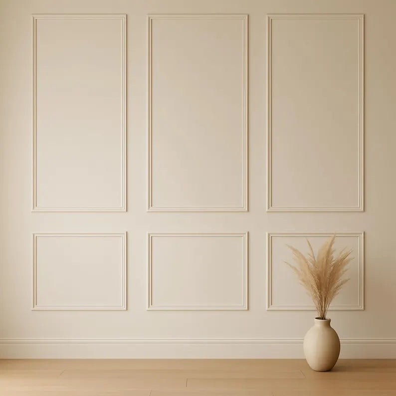 Wall Molding Package Ready To Assemble, Pre-Cut Factory Primed