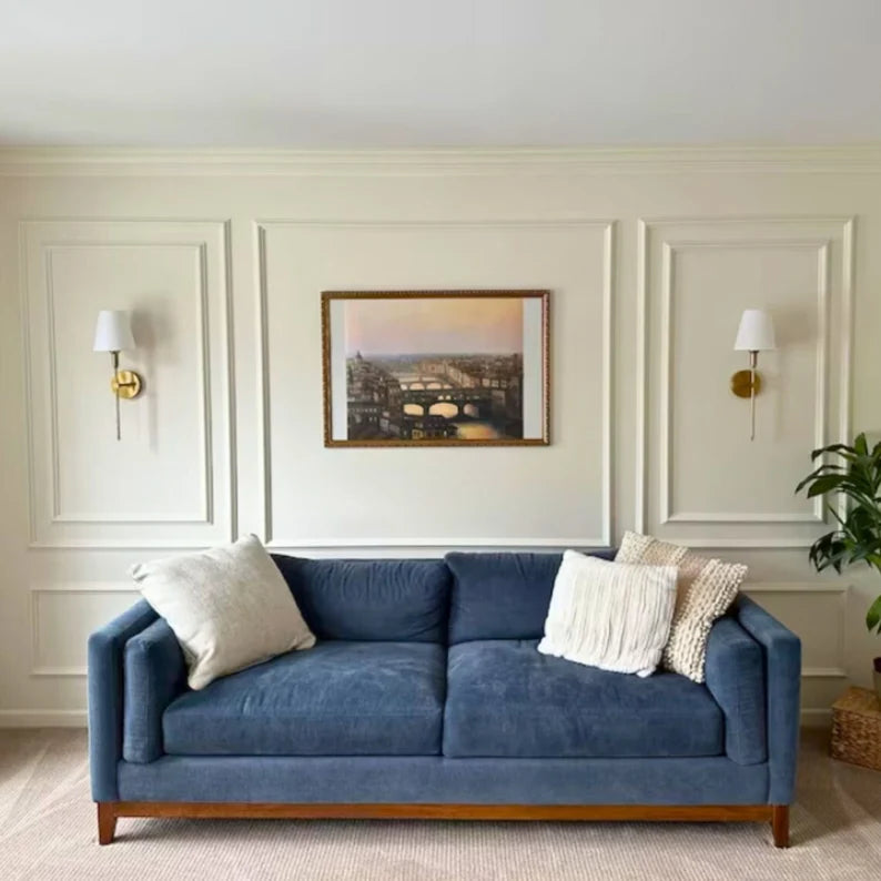 Wall Moulding Kit, Accent Wall, Custom made wall molding project ready to assemble