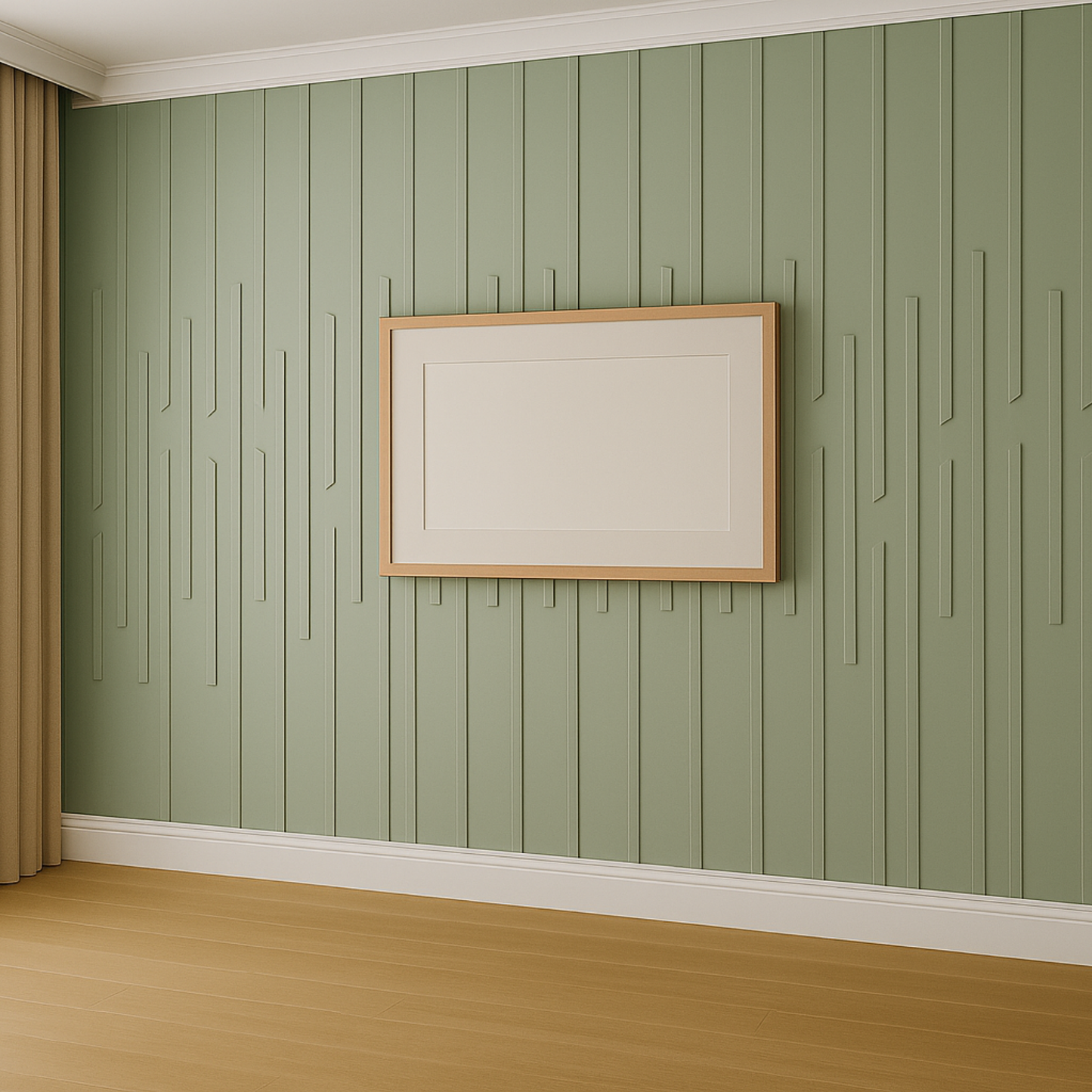 Wall Moulding Kit - Wall Molding Assembly - Pre-Cut Factory Primed-Accent Wall Panels