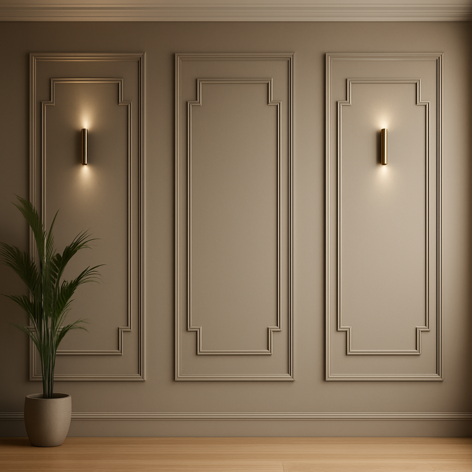 Wall Molding Kit - Pre-cut Wall Paneling Kit - Wall Molding Package
