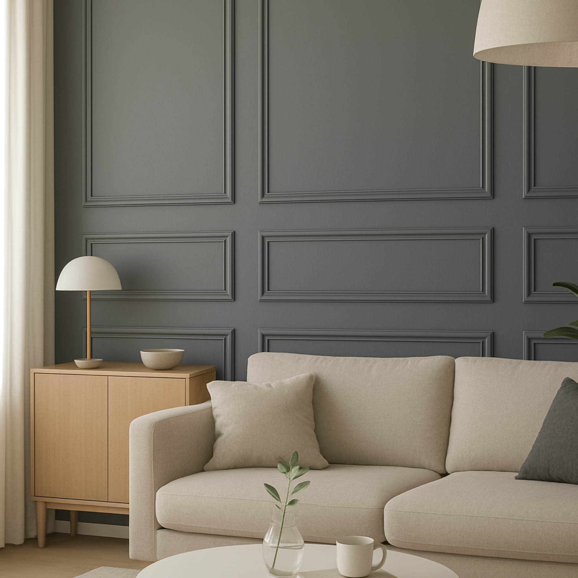 Ready-to-install Wall Molding Package, Pre-cut Factory Primed Wainscoting Kit