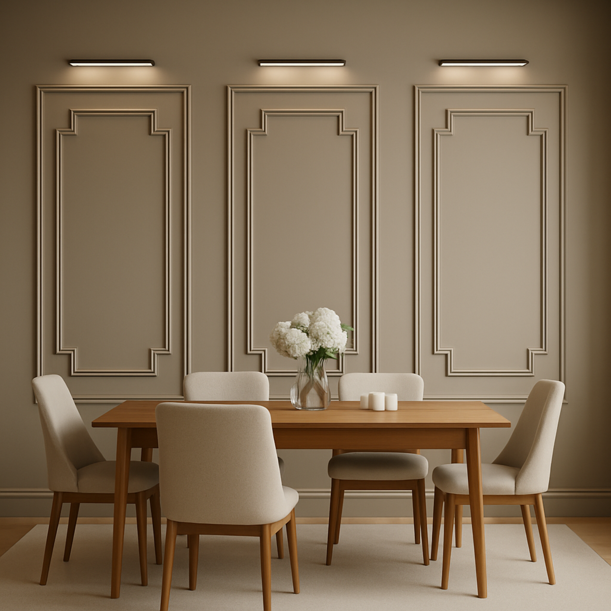Wall Molding Kit - Pre-cut Wall Paneling Kit - Wall Molding Package