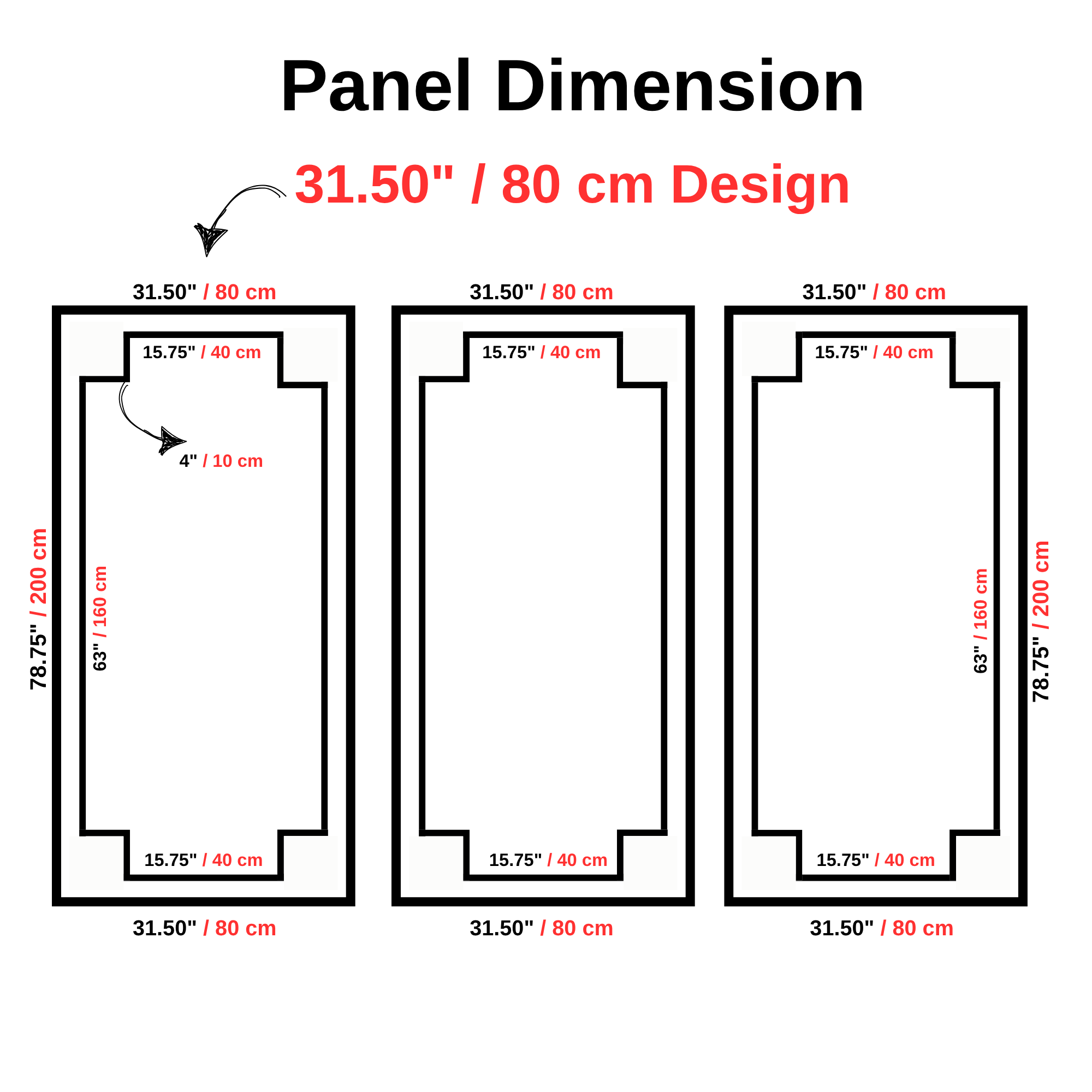 Wall Molding Kit - Pre-cut Wall Paneling Kit - Wall Molding Package