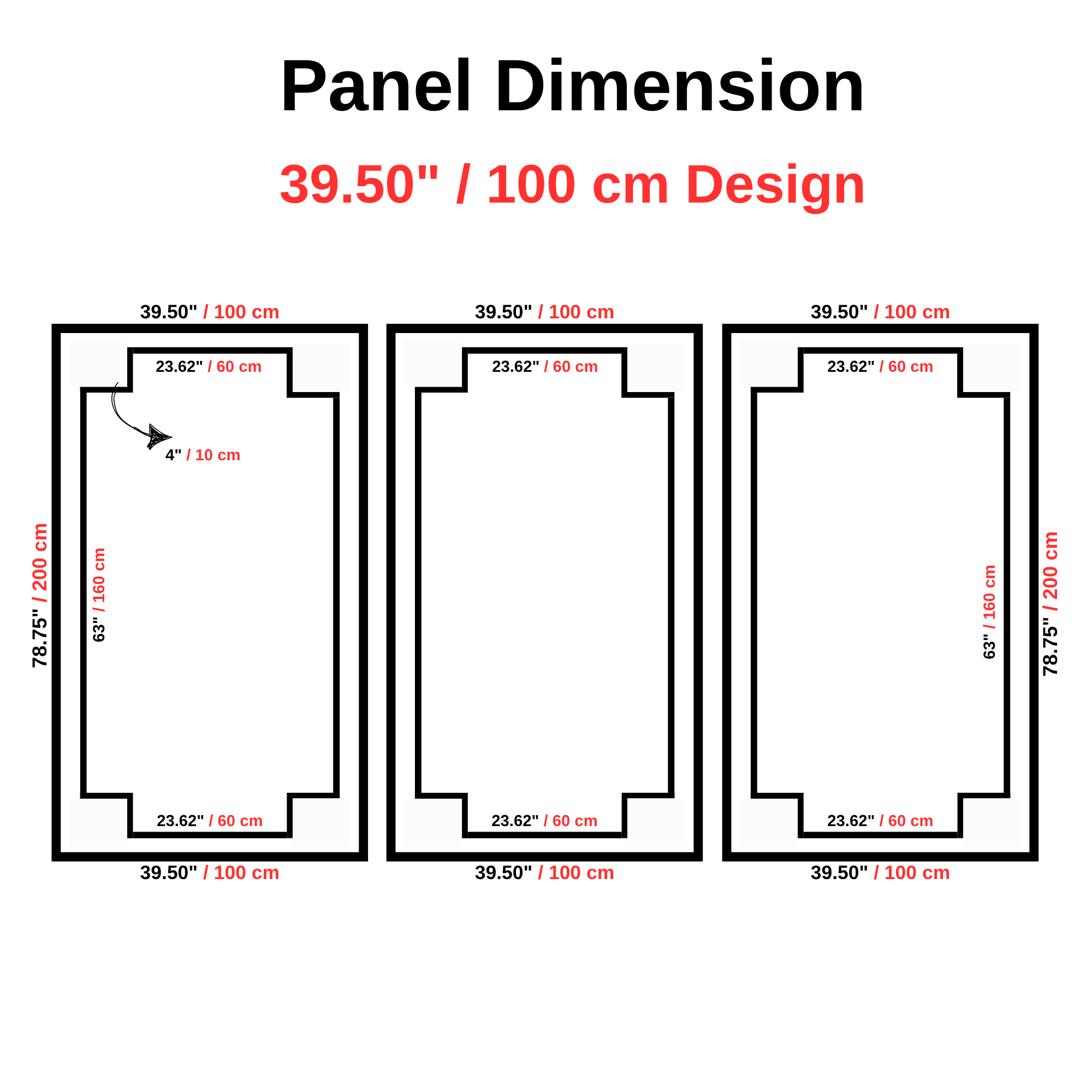 Wall Molding Kit - Pre-cut Wall Paneling Kit - Wall Molding Package